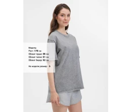 Футболка унисекс Berwi, серая