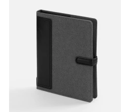 Ежедневник-органайзер Twill, недатированный, черный