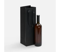 Пакет под бутылку Vindemia ver.2, черный