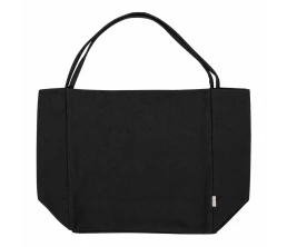 Шоппер-оверсайз Grossbag из переработанного хлопка 340 г, черный