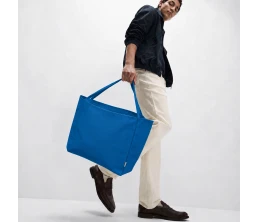 Шоппер-оверсайз Grossbag из переработанного хлопка 340 г, синий