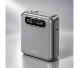 Внешний АКБ NRG Turbo Cable 10000 mAh, 35Вт, графит, Deppa
