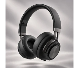 Беспроводные накладные наушники Stereo Style ANC , BT 5.0, ANC, 500мАч, черный, Deppa
