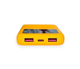 Внешний аккумулятор Kris soft touch, 10000mAh (Жёлтый)