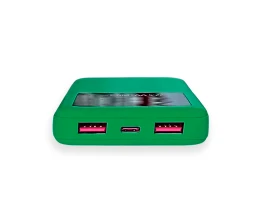 Внешний аккумулятор Kris soft touch, 10000mAh (Зелёный)