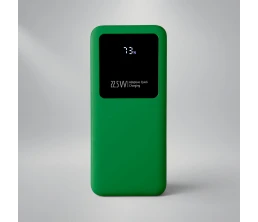 Внешний аккумулятор Kris soft touch, 10000mAh (Зелёный)