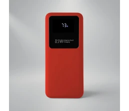 Внешний аккумулятор Kris soft touch, 10000mAh (Красный)