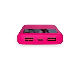 Внешний аккумулятор Kris soft touch, 10000mAh (Розовый)