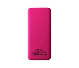 Внешний аккумулятор Kris soft touch, 10000mAh (Розовый)