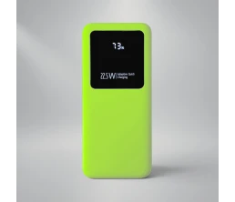 Внешний аккумулятор Kris soft touch, 10000mAh (Светло-зелёный)