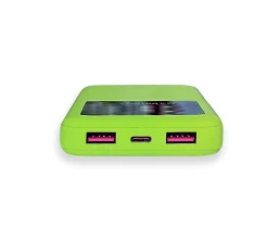 Внешний аккумулятор Kris soft touch, 10000mAh (Светло-зелёный)