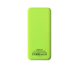 Внешний аккумулятор Kris soft touch, 10000mAh (Светло-зелёный)