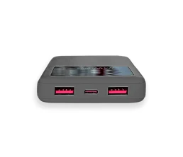 Внешний аккумулятор Kris soft touch, 10000mAh (Серый)