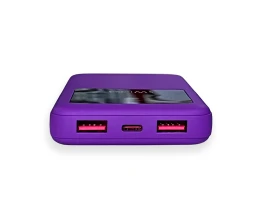 Внешний аккумулятор Kris soft touch, 10000mAh (Фиолетовый)