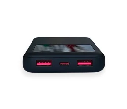 Внешний аккумулятор Kris soft touch, 10000mAh (Чёрный)
