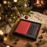 Набор подарочный BLISS: ежедневник, ручка и power bank в коробке с ложементом — фото 6