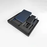 Набор подарочный RIFF: ежедневник, ручка и power bank в коробке с ложементом — фото 3