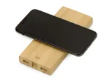 Внешний беспроводной аккумулятор из бамбука «Bamboo Air», 10000 mAh — фото 3