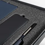 Набор подарочный RIFF: ежедневник, ручка и power bank в коробке с ложементом — фото 1