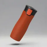 Вакуумная герметичная термокружка «Streamline» с покрытием soft-touch — фото 1