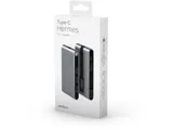 Хаб 8-в-1 Type-C «Hermes», USB 3.0 x 3, Type-C PD, HDMI, LAN, картридер — фото 5