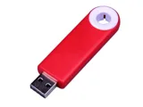 USB 3.0- флешка промо на 64 Гб прямоугольной формы, выдвижной механизм — фото 1