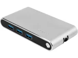 Хаб 8-в-1 Type-C «Hermes», USB 3.0 x 3, Type-C PD, HDMI, LAN, картридер — фото 1