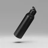 Алюминиевая бутылка для воды с ручкой «Plain Alu», 650 мл — фото 1