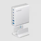 Зарядная станция 4xUSB Type-C, 2xUSB, PD, QC, 160Вт — фото 1