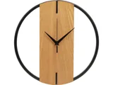 Деревянные часы с металлическим ободом «Time Wheel» — фото 3