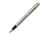 Ручка перьевая Parker «IM Metal Brushed Metal GT» — фото 1