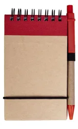 Блокнот на кольцах Eco Note с ручкой — фото 10