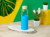 Стеклянная бутылка для воды в силиконовом чехле «Refine» — фото 67