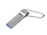 USB 3.0-флешка на 16 Гб с мини чипом, компактный дизайн, боковое отверстие для цепочки — фото 2
