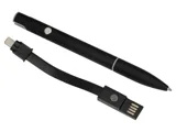 Ручка металлическая шариковая «Connect» с кабелем USB 2 в 1 — фото 6