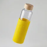 Стеклянная бутылка для воды в силиконовом чехле «Refine» — фото 69