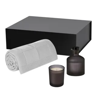 Подарочный набор Энигма (Enigma), Селла Софт (Cella Soft), серый (свеча, диффузор — фото 1