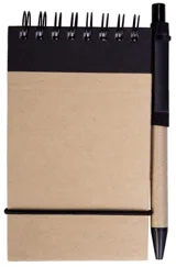 Блокнот на кольцах Eco Note с ручкой — фото 1