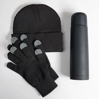 Набор подарочный GET WARM: перчатки, шапка — фото 3