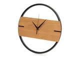 Деревянные часы с металлическим ободом «Time Wheel» — фото 2