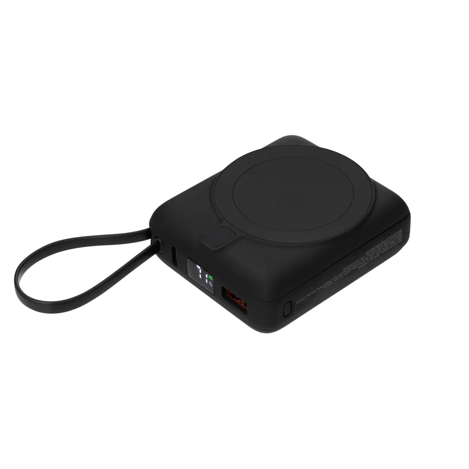 Внешний аккумулятор с подсветкой Риттер PD (Ritter PD) 10000mAh с функцией беспроводной зарядки 15W