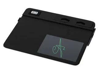Многофункциональный коврик для мыши «Multi Pad» с беспроводной зарядкой и LCD экраном, 10 Вт — фото 1