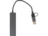 USB-хаб «Command» с коннектором 2-в-1 USB-C и USB-A, 2.0/3.0 — фото 7