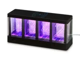 Часы с LED-подсветкой и беспроводной зарядкой «Cyber», 10 Вт — фото 1