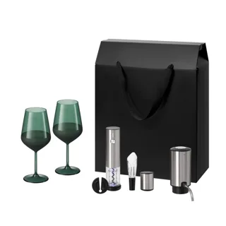 Подарочный набор Эмеральд (Emerald), Винтаро (Vintaro), Данте (Dante) (2 бокала + набор для вина + — фото 1