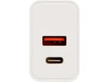 Сетевое зарядное устройство c выходами USB-A и USB-C и быстрой зарядкой QC/PD «Recharger Pro», 30 Вт — фото 3