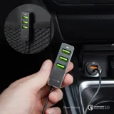 АЗУ 1 USB + 3 USB для пассажиров, QC 3.0, 7Аa — фото 4