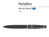 Ручка металлическая шариковая "Portofino", софт-тач, 1.0 мм — фото 11