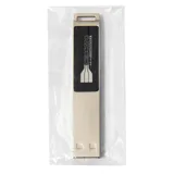 USB flash-карта LED с белой подсветкой (32Гб), серебристая, 6,6х1,2х0,45 см, металл — фото 1