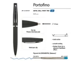 Ручка металлическая шариковая "Portofino", софт-тач, 1.0 мм — фото 12